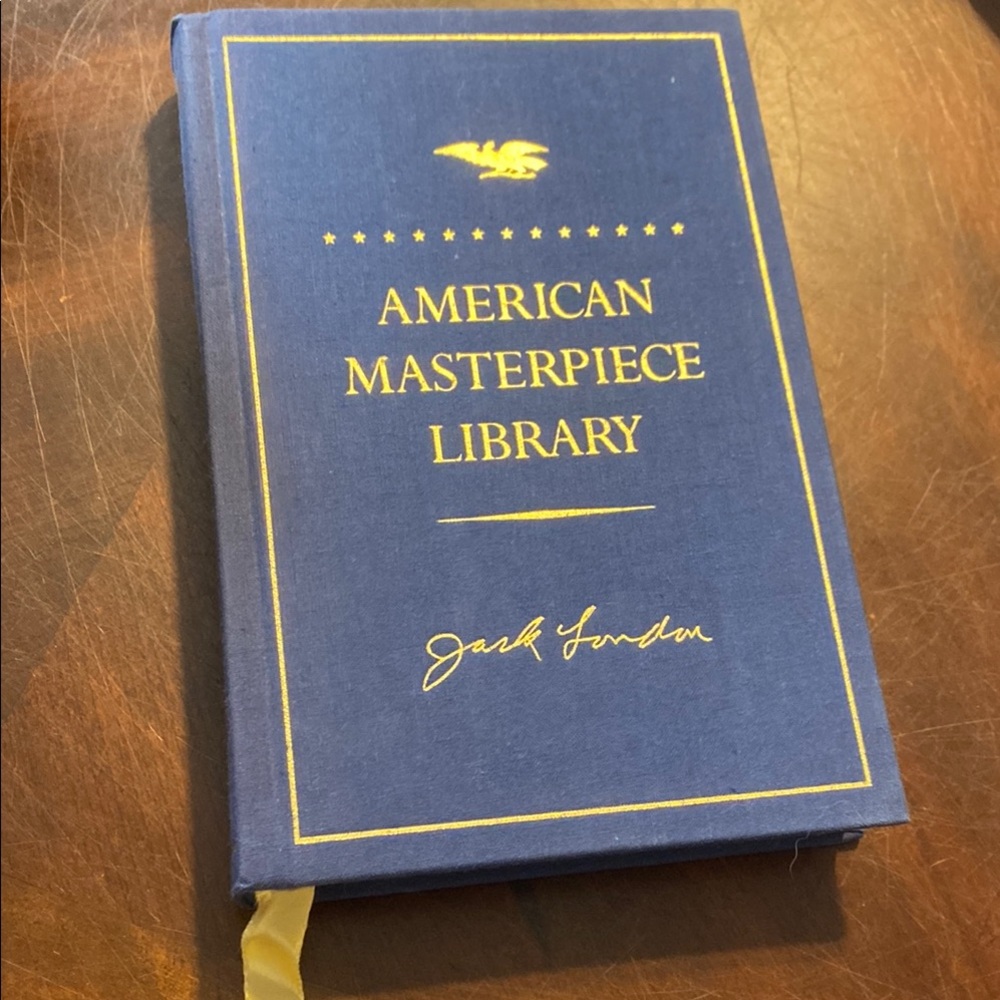 Jack London Navy and Gold American Masterpiece Library